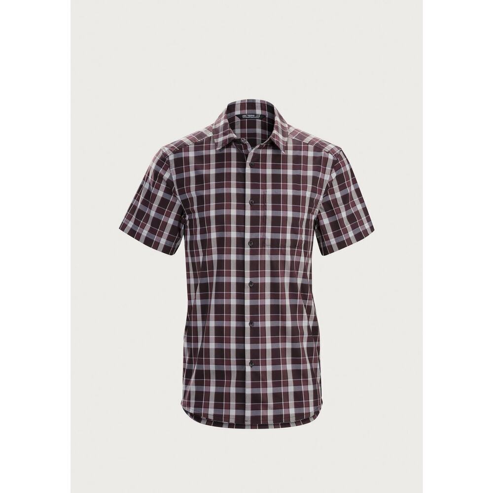 Arc’teryx Brohm short-sleeve button-up shirt Plaid Size XXL Outdoors Classic
